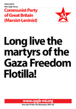 Long live the martyrs of the Gaza Freedom Flotilla!