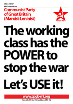 The working class has the POWER to stop the war. Let’s USE it!