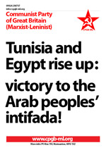 Tunisia and Egypt rise up: victory to the Arab peoples' intifada!