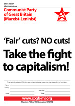 'Fair' cuts? NO cuts! Take the fight to capitalism!