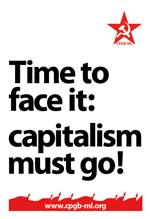 Time to face it: capitalism must go!
