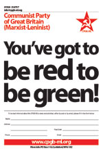 You've got to be red to be green!