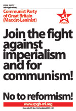 Join the fight against imperialism and for communism! No to reformism!
