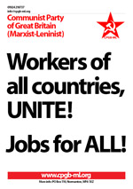 Workers of all countries, UNITE! Jobs for ALL!
